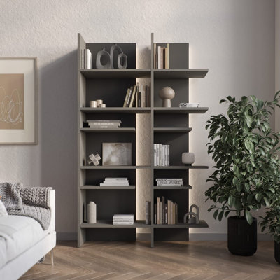 Princilla 197cm H x 119cm W Standard Bookcase