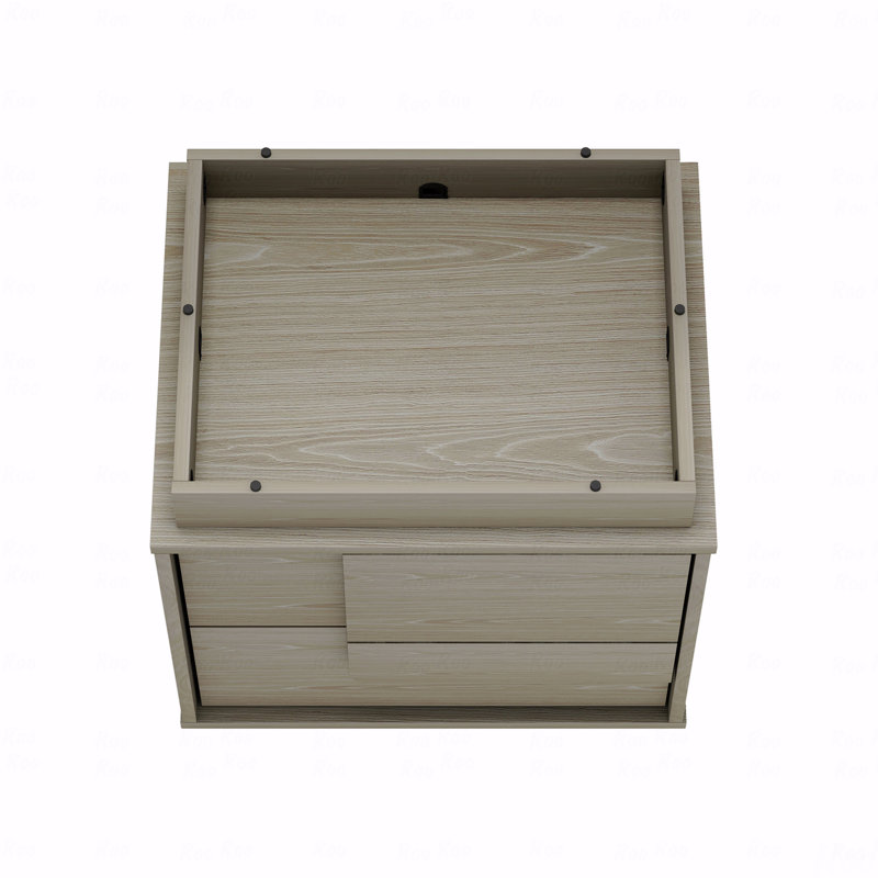 Table de chevet, Gris brun