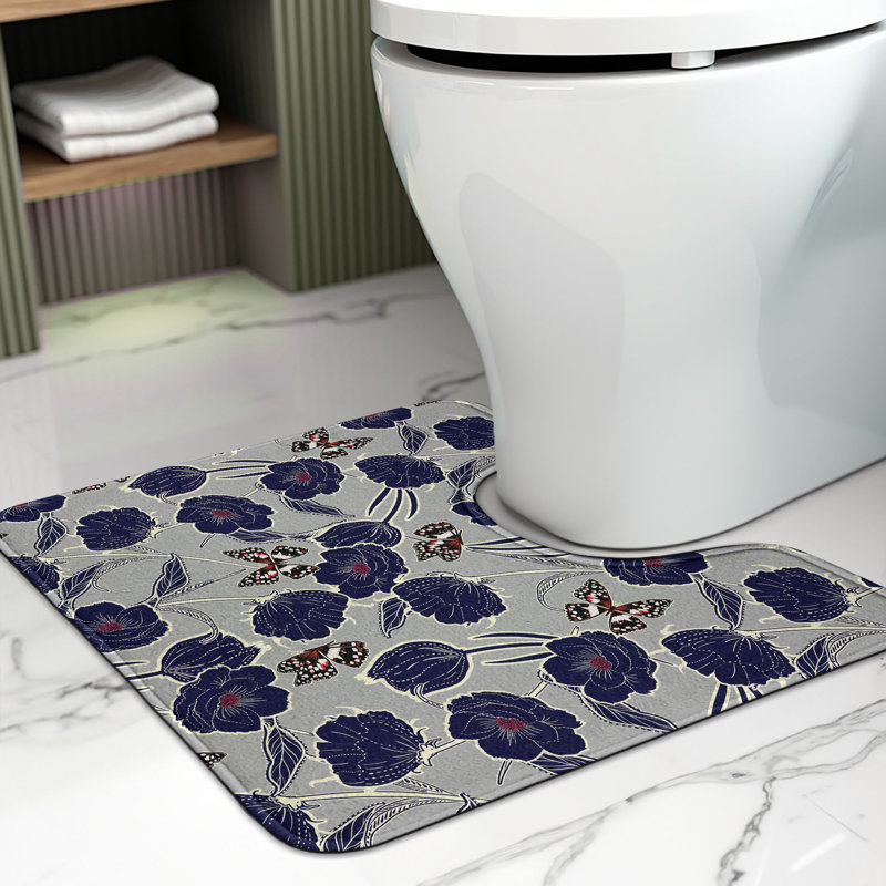 Tapis de salle de bain Floral U