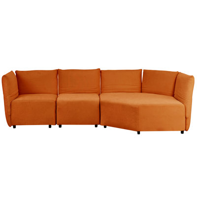 Nazariah Petal Shape Sofa Free Combination with Adjustable Back