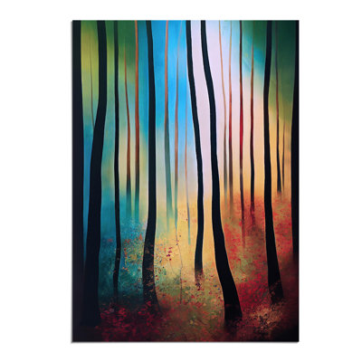 Vibrant Forest No.3 - Wall Art