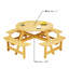 Outdoor 8 Person Picnic Table-621391854