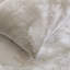 Ensemble de literie réversible pour lit king, couette en mélange de coton, style moderne beige et gris