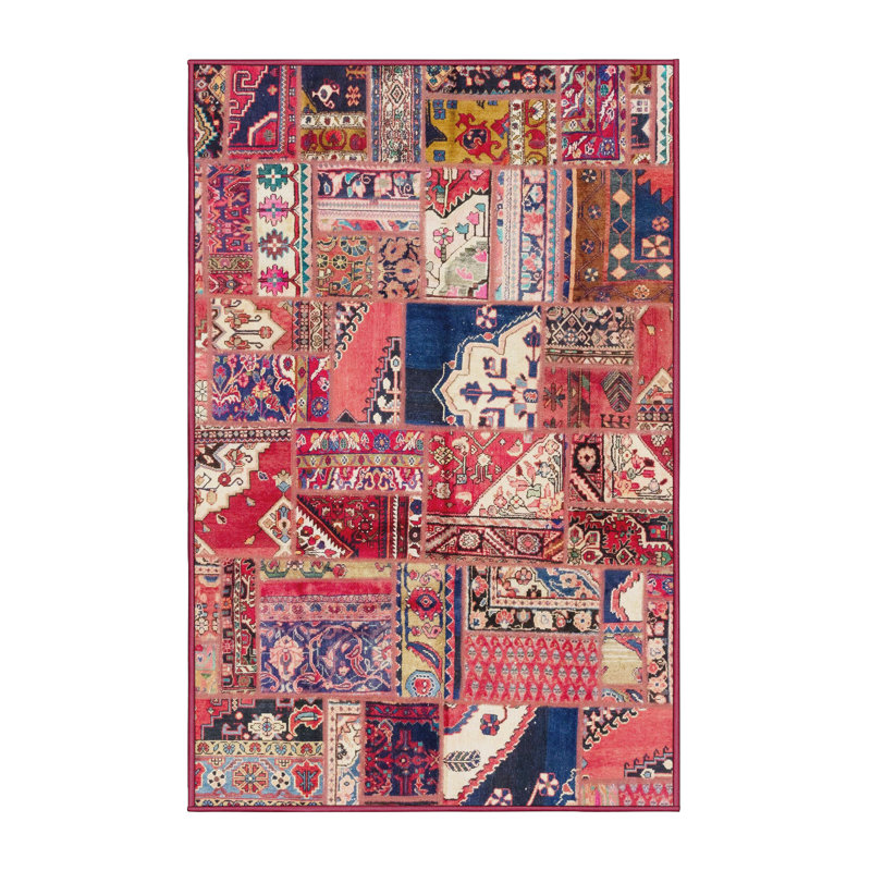 Abstract Indoor Rug, Rectangle 7' x 10'