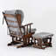 Chaise berçante et repose-pieds Azariyah Konfor-745961577-745961580