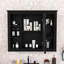 Armoire à pharmacie murale avec miroir et tablettes de rangement Yolandia-421159883