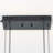 Kanise 3-Light WiFi Smart Modern Chandelier Rectangular Kitchen Island Pendant with Remote-1943935633