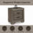 Gray Nightstand