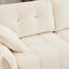 Upholstered Chenille Flared Arm Tufted Chaise Lounge-852680129