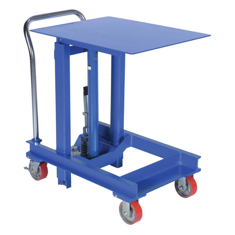 24'' W Utility Cart with Wheels, 37.69" H x 24" W x 36.5" D