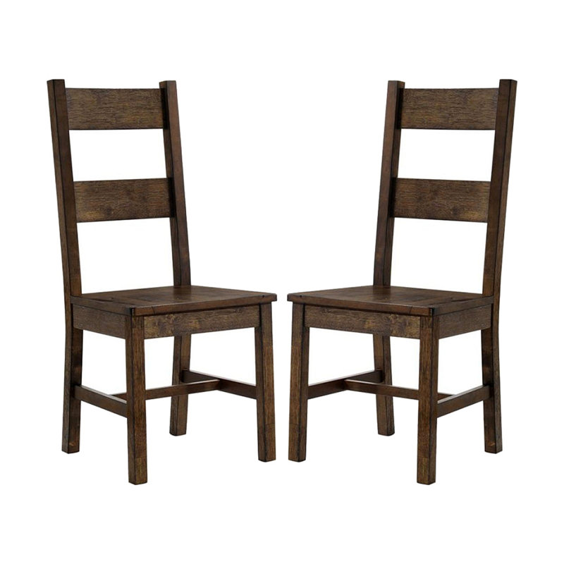 Ensemble de 2 chaises de salle à manger en bois