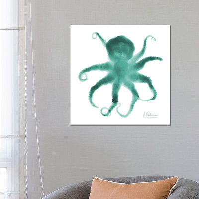 Octopus 1 Piece Wrapped Canvas Painting