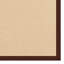 Tapis berbère beige clair fait à la main avec bordure en coton brun fabriqué à la main Nannette-2078027015