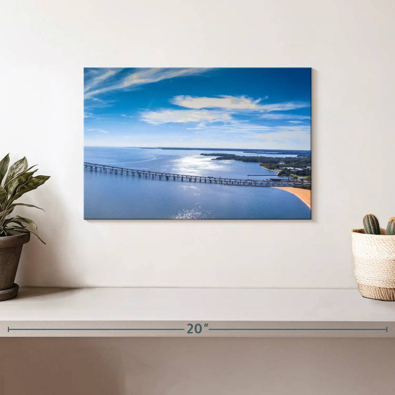 Panorama de Lilie Chesapeake Bay Bridge, H 8 po x l 12 po