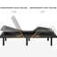 Grey Twin Xl Adjustable Bed. Head And Foot Adjustable, Memory Setting, Wireless Remote Control. Suits Various Mattress Materials Bed Frame. Grey, Feature, Remote. Compatible With Types