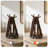 5" Rustic Campfire Table Lamp With White Noise & 3 Lighting Modes (Touch Switch, Usb Powered, Rechargeable Battery Included)