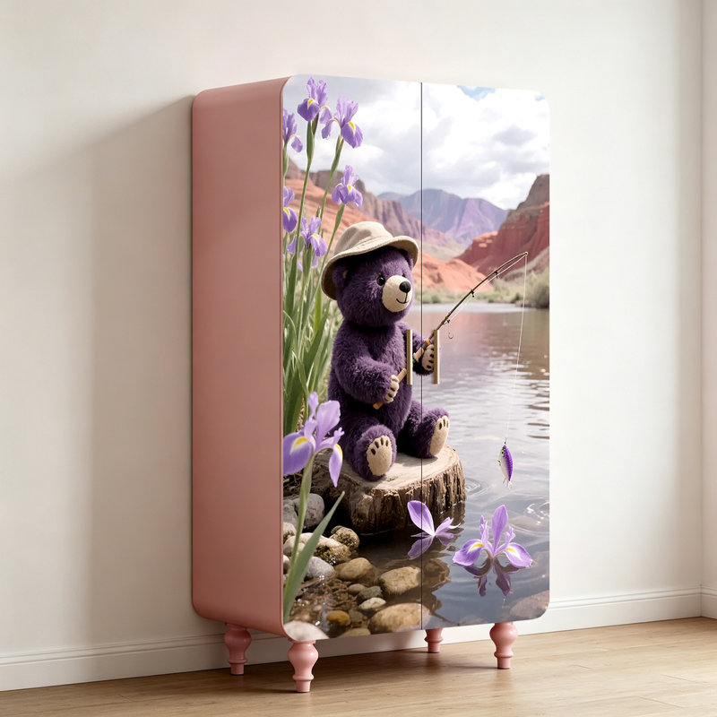Modern home independent French style wardrobe