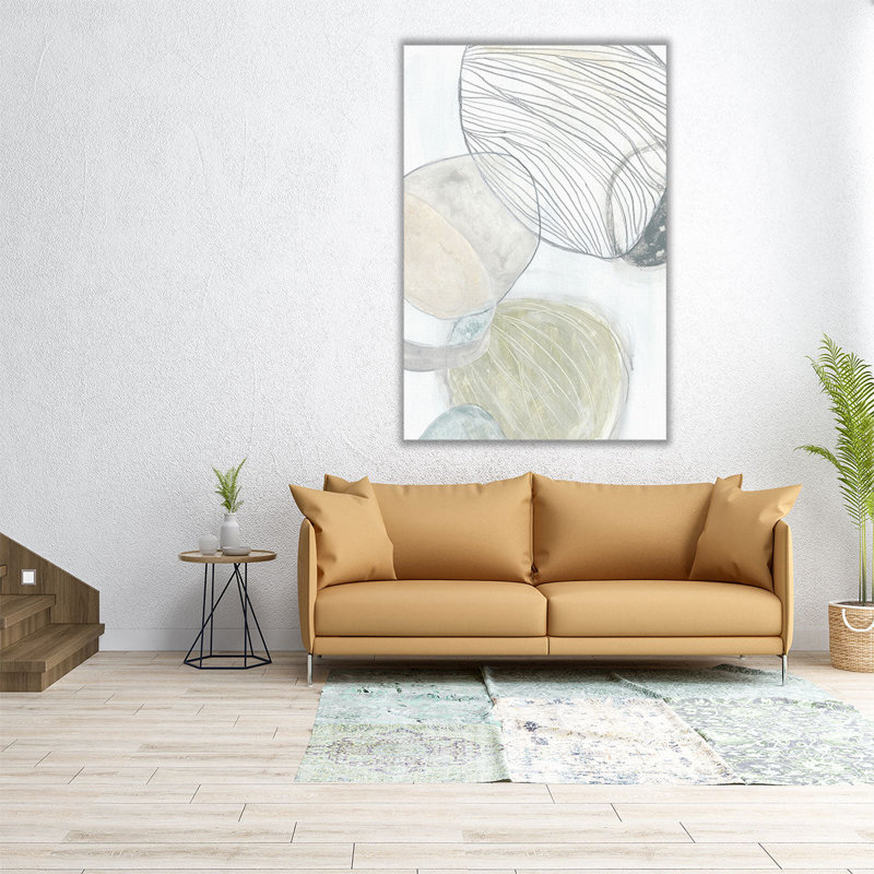 Sea Pebbles II - reproduction d'art sur toile, H 30 po x l 20 po