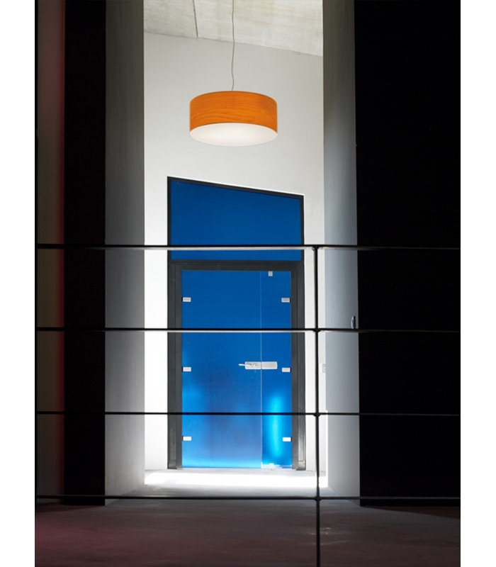Gea 1 - Light Pendant, 7.8" H x 16.5" W x 16.5" D, Orange, E26 Base