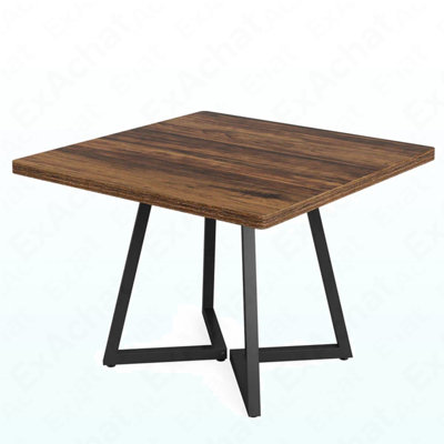 31.5" Square Dining Table, Wood Kitchen Table For 4