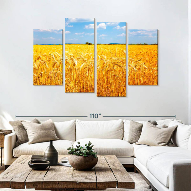 Harnek Wheat Field Ready For Harvest, 54" H x 84" W