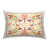 Motif floral rouge / vert