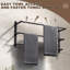 3-Tier Stainless Steel Wall Mounted Towel Rack With Concealed Mounting Hardware-123321984-111702374