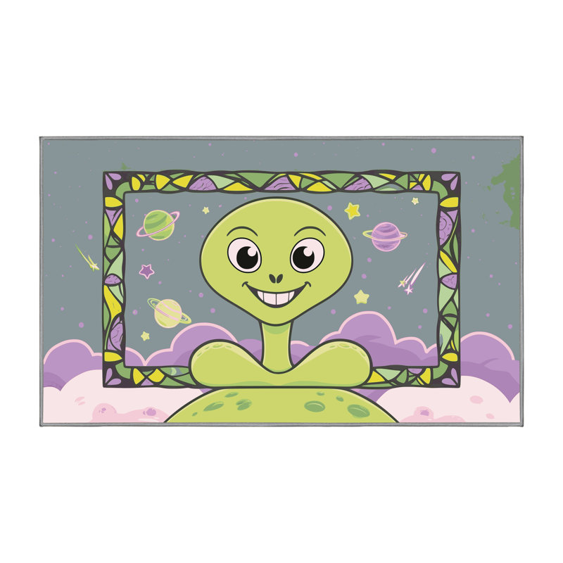 Tapis pour enfant East Urban Home, Rectangulaire 2 pi x 4 pi