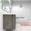Ensemble de meuble-lavabo mural simple 60 po Moncear-364952489