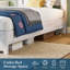 Ensemble de chambre à coucher, lit plateforme et commode 5 tiroirs Farmhouse-1182189421-1182189422