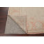 Tapis décoratif en laine beige Oushak de conception unique 10 pi 4 po x 12 pi 8 po noué à la main