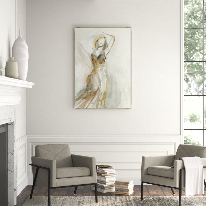 Call It Love Print by Jean Kenna, Image Brush Gel, 44.5" H x 31.5" W