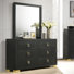 Commode 6 tiroirs avec miroir Rizo