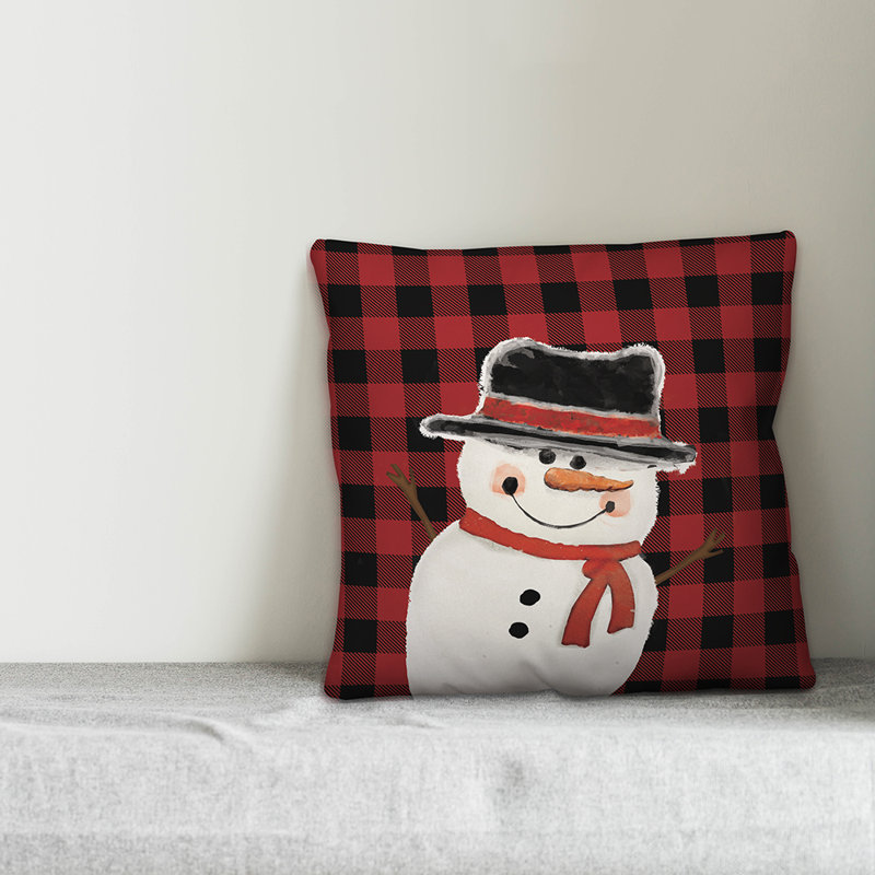  Coussin Winter, Housse de coussin seulement - sans coussin, 16 po x 1 po