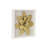 12" X 13" Gold Flower Wood and Metal Wall Decor