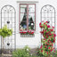 Treillis polyvalent antirouille pour les plantes d'extérieur, rehaussant la beauté du jardin-511710758