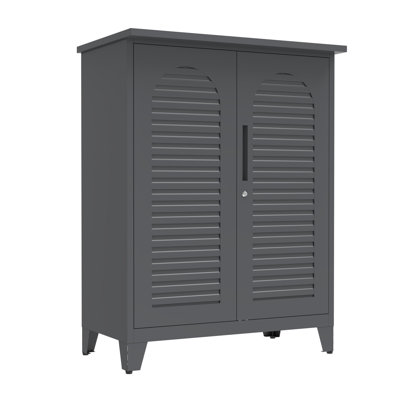 Tall Metal Tool Storage Cabinet with Ample Space for Garage, Warehouse, Office, and More