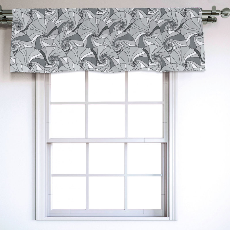 Sateen Ruffled Window Valance
