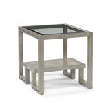 North Shore Glass End Table