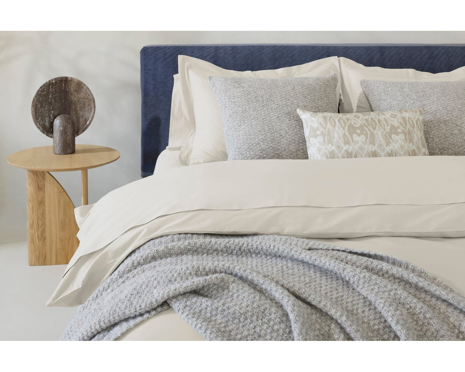 Cloud Soft Organic Sateen Duvet Cover Set, Twin Duvet Cover, Stone