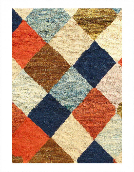 Tapis de couloir unique en laine 2 pi 11 po x 15 pi 11 po Cesella
