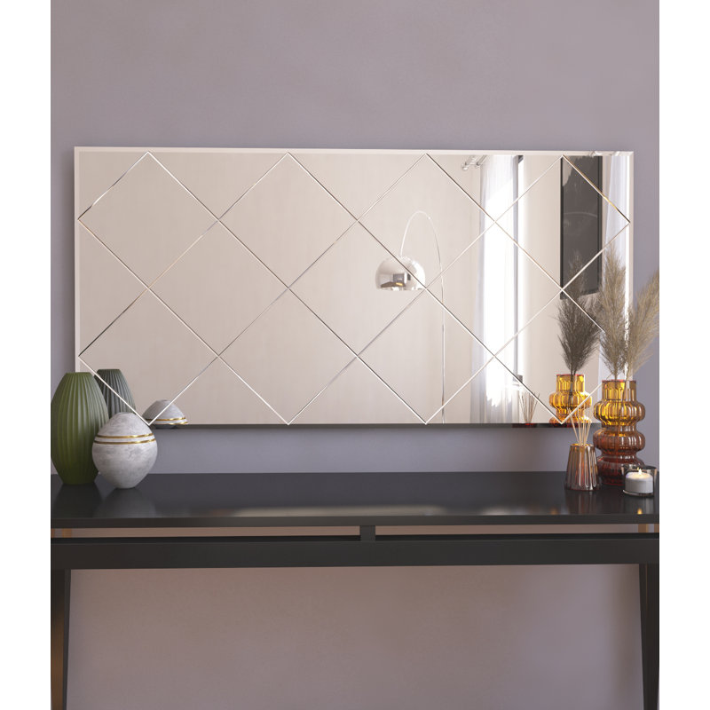 Quincie Flat Wall Mounted Accent Mirror