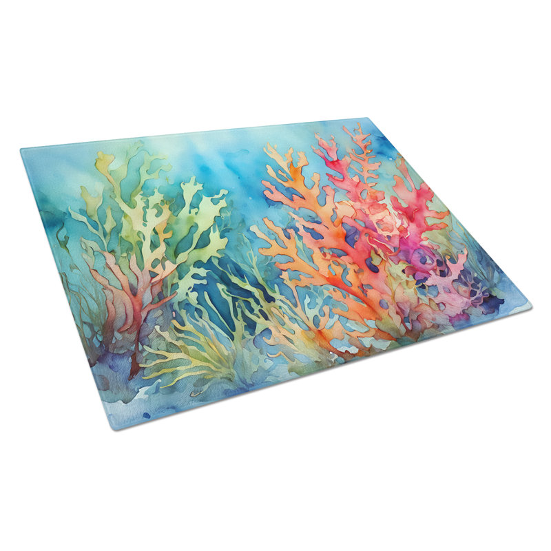 Seaweed Glass Cutting Board Large
