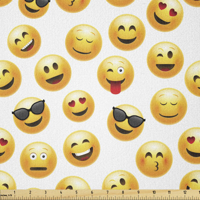 Deshorie Smiling Face Character Multi-Purpose Fabric