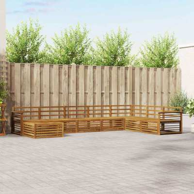 406cm Wide Patio Sectional Set
