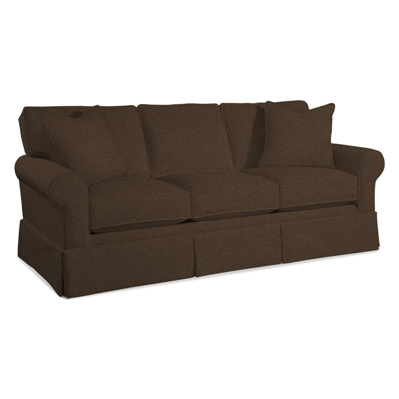 Benton Upholstered 86'' Sofa, Elite Chocolate; 0321-72, 5" Innerspring Mattress