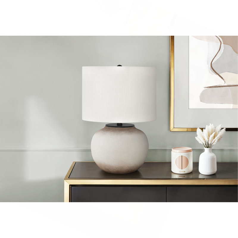 Lighting, 21"h, Table Lamp,Ceramic,  Shade, Modern