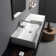 Scarabeo By Nameeks 18.1'' White Ceramic Rectangular Vessel, Wall Mount Bathroom Sink with Overflow