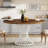 Ashiyah Round Metal Base Dining Table-1749463400-1807005935