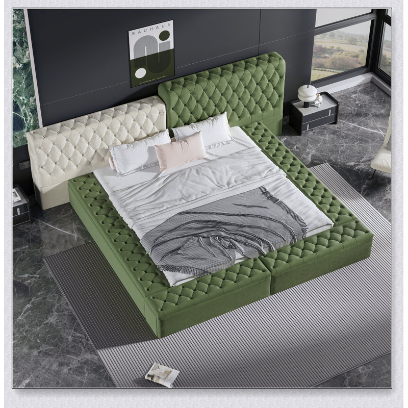 Green Full / Double Bed